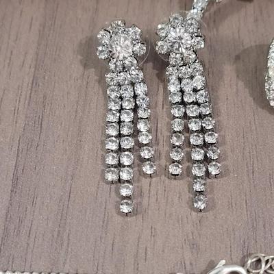 #106: Crystal Stone Earrings and Anklet
