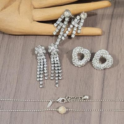 #106: Crystal Stone Earrings and Anklet