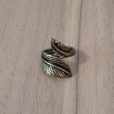 #112: Gold Tone Bangle Bracelets, Fossil Bracelet and Wrapped Leaf Ring