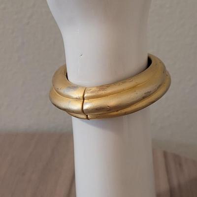 #113: Beaded, Clamp Cuff, Bangle Bracelets and Citrine Colored Stone Ring