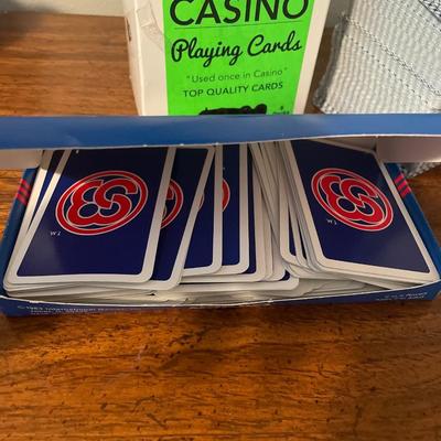 Skip-BO and playing cards