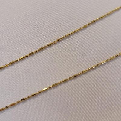 18k Gold Rope Chain Necklaces and Bracelet (B4-BBL)