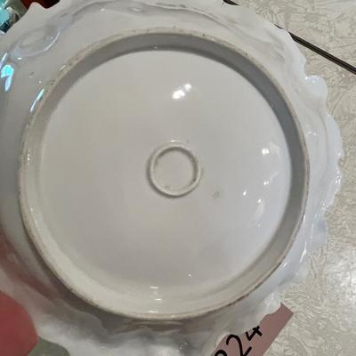 RS Prussia/ Germany Floral Painted bowl.