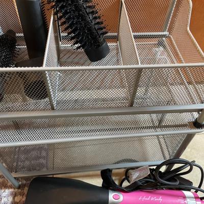 Hair dryers and storage racks
