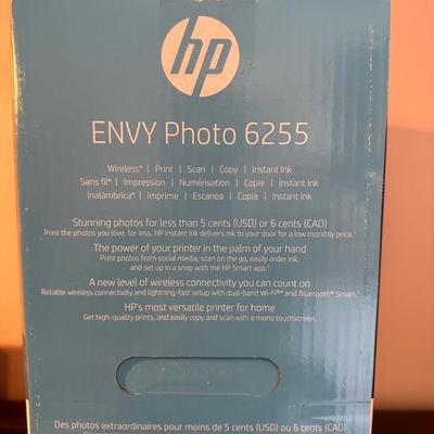 HP Envy Photo 6255 Printer & EZBASICS E01C Paper Shredder (O-KL)