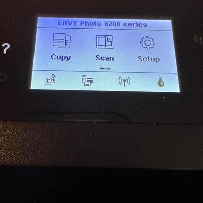 HP Envy Photo 6255 Printer & EZBASICS E01C Paper Shredder (O-KL)