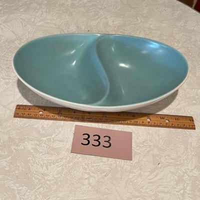 60s California pottery Russell Wright style bowl