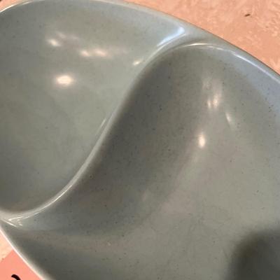 60s California pottery Russell Wright style bowl
