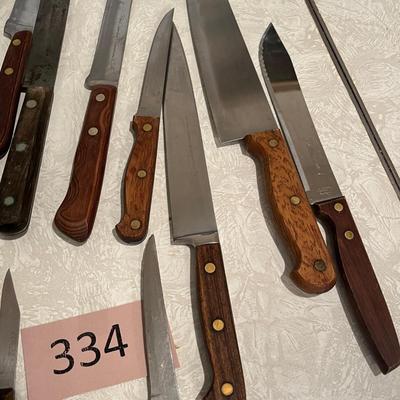 Assortment of Kitchen knives