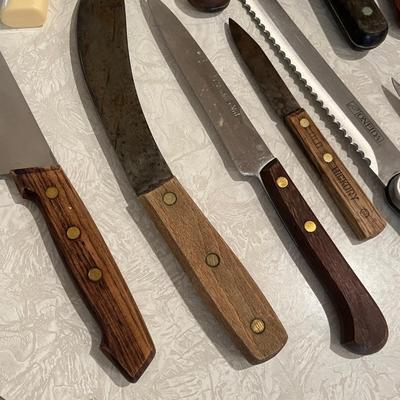 Assortment of Kitchen knives