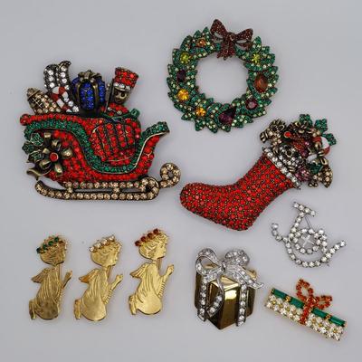 Christmas Costume Jewelry (B4-BBL)