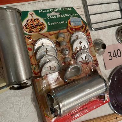 Cookies Presses & other metalware
