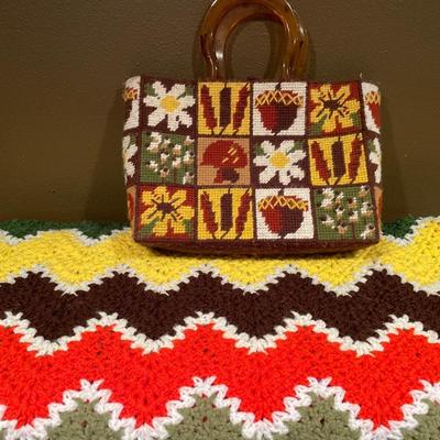 Small blanket and acorn bag