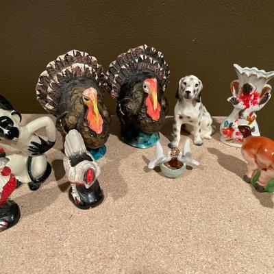 Vintage animal figurines