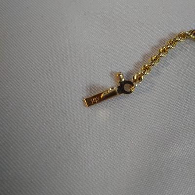 14k Gold Rope Chain Necklaces and Bracelets (B4-BBL)