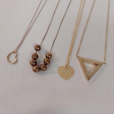 14k Gold Rope Chain Necklaces and Bracelets (B4-BBL)