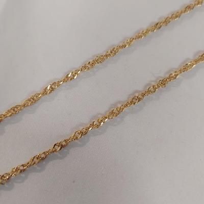 14k Gold Rope Chain Necklaces and Bracelets (B4-BBL)
