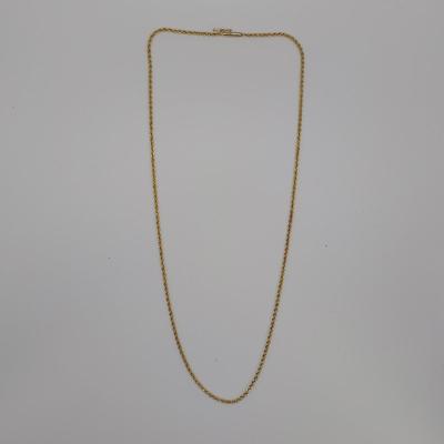 14k Gold Rope Chain Necklaces and Bracelets (B4-BBL)
