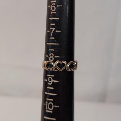 Sterling Silver Heart Jewelry (B4-BBL)