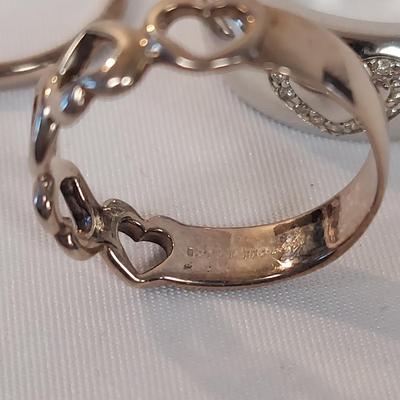 Sterling Silver Heart Jewelry (B4-BBL)