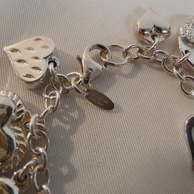 Sterling Silver Heart Jewelry (B4-BBL)