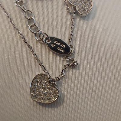 Sterling Silver Heart Jewelry (B4-BBL)