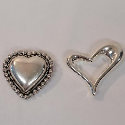 Sterling Silver Heart Jewelry (B4-BBL)