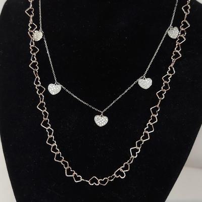 Sterling Silver Heart Jewelry (B4-BBL)