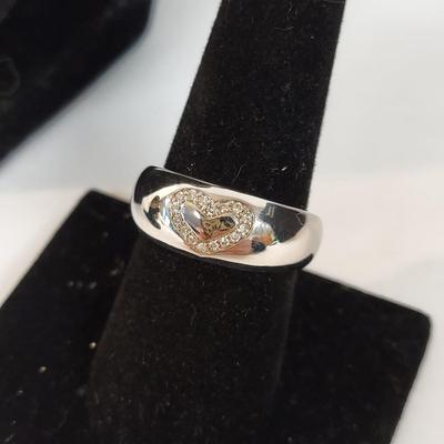 Sterling Silver Heart Jewelry (B4-BBL)