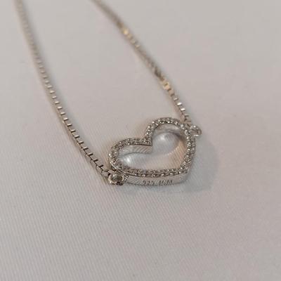 Sterling Silver Heart Jewelry (B4-BBL)