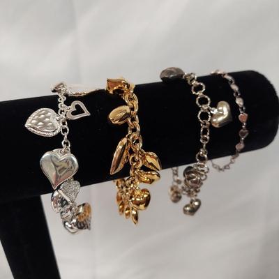 Sterling Silver Heart Jewelry (B4-BBL)