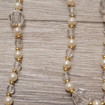 #116: Pearl & Gold Tone Jewelry
