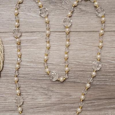 #116: Pearl & Gold Tone Jewelry