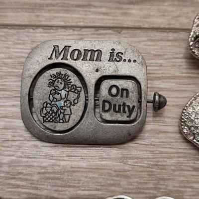 #119: Brooches, Hair Clip & Brooch and Earring Set