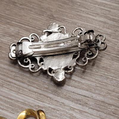 #119: Brooches, Hair Clip & Brooch and Earring Set