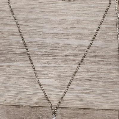 #120: Silver Tone Necklaces