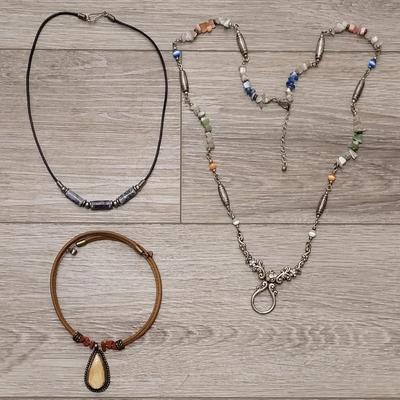 #122: Mixed Stone Necklace