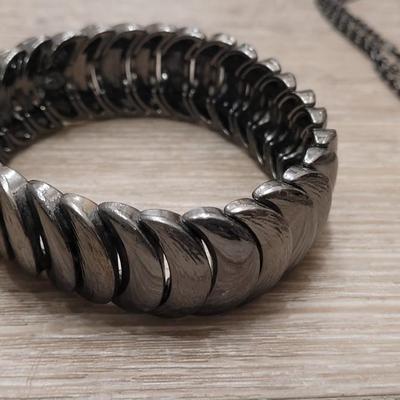 #129: Black Metallic Jewelry