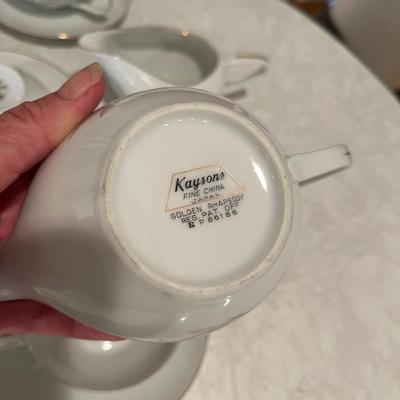 Kaysons tableware China S&P creamer + more