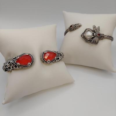 Carolyn Pollack Sterling Silver Hinged Cuff and More Filigree Style Jewelry (B4-BBL)