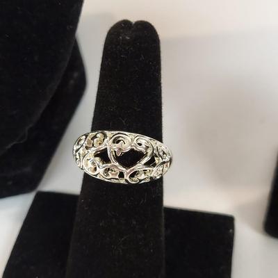 Carolyn Pollack Sterling Silver Hinged Cuff and More Filigree Style Jewelry (B4-BBL)