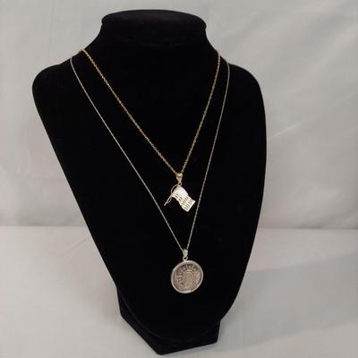 Vintage Americana Patriotic Jewelry, incl. 14K & 925 (B4-BBL)