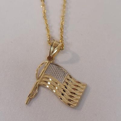 Vintage Americana Patriotic Jewelry, incl. 14K & 925 (B4-BBL)