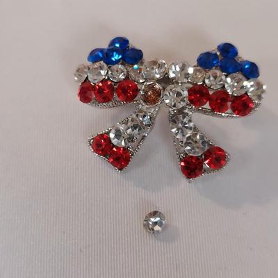 Vintage Americana Patriotic Jewelry, incl. 14K & 925 (B4-BBL)
