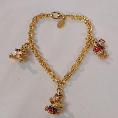 14k Gold Teddy Bear Jewelry (B4-BBL)