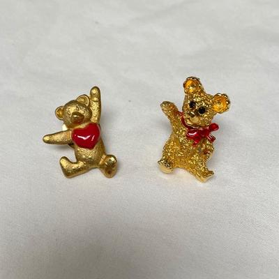 14k Gold Teddy Bear Jewelry (B4-BBL)