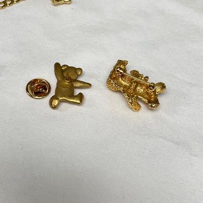 14k Gold Teddy Bear Jewelry (B4-BBL)