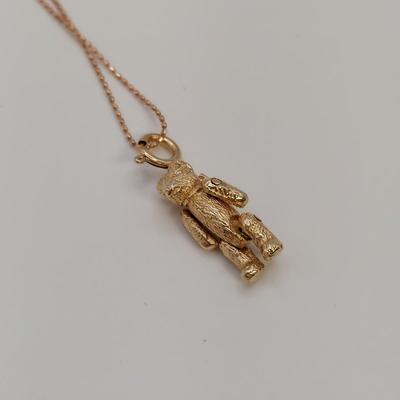 14k Gold Teddy Bear Jewelry (B4-BBL)