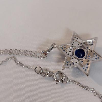 Sterling Silver Star of David Jewelry (B4-BBL)