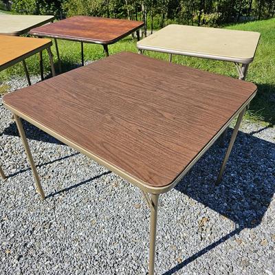 Folding Card Table Assortment (S-JS)